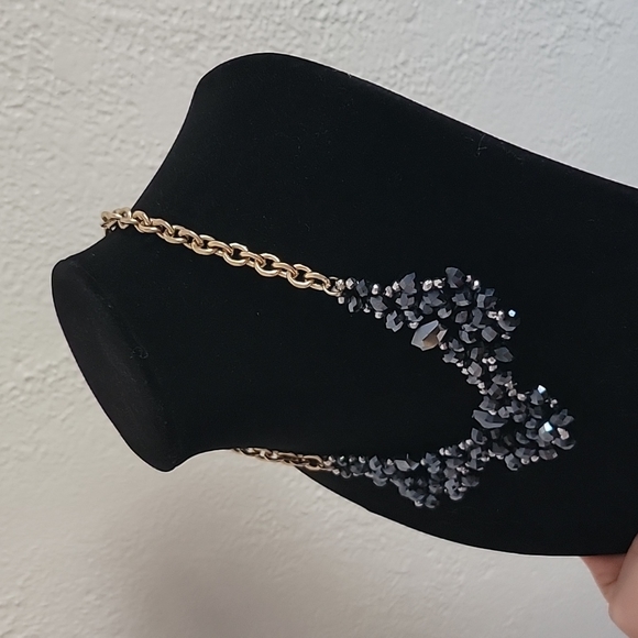 Midnight Oilslick Metallic Bauble Necklace - Picture 7 of 8